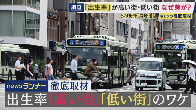 隣り合う京都と滋賀で出生率が「真逆」になったワケ　「通勤圏の駅近マンション・工場」が出生率を上げる要因に｜FNNプライムオンライン