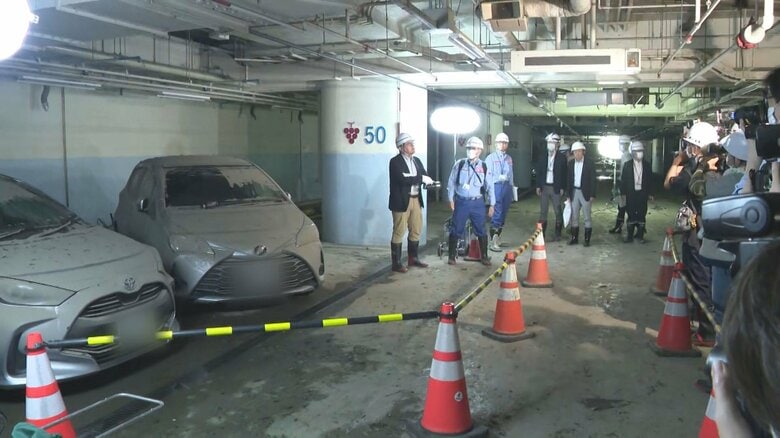 止水板の故障は“約4年前”から…記録的な大雨で水没した地下駐車場 国として対応の必要あったと国交省が謝罪｜FNNプライムオンライン