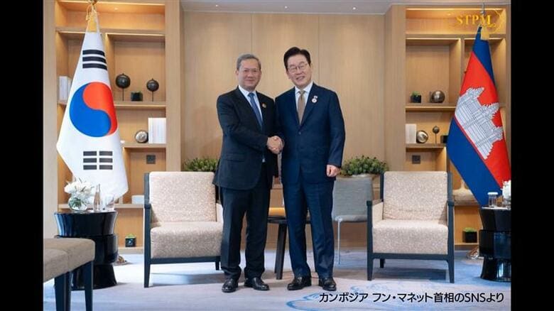 韓国大統領とカンボジア首相が会談 特殊詐欺撲滅について協議 カンボジアで韓国人の拉致監禁相次ぐ|FNNプライムオンライン