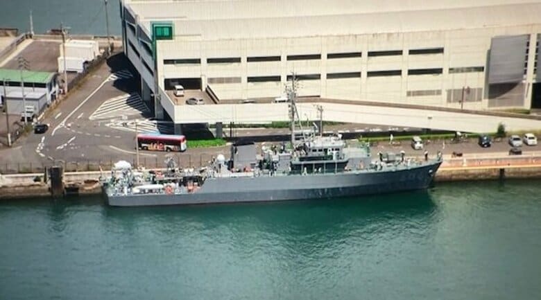 海上自衛隊の掃海艇「はつしま」の艦内一般公開　高松市・高松港【香川】｜FNNプライムオンライン