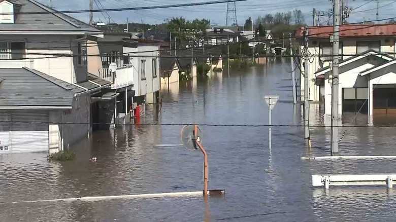2019年の台風19号による河川の氾濫
