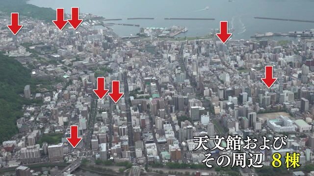鹿児島市を上空から見ると…