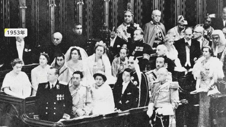 エリザベス女王の戴冠式　当時皇太子だった上皇さまが昭和天皇の名代として参列された