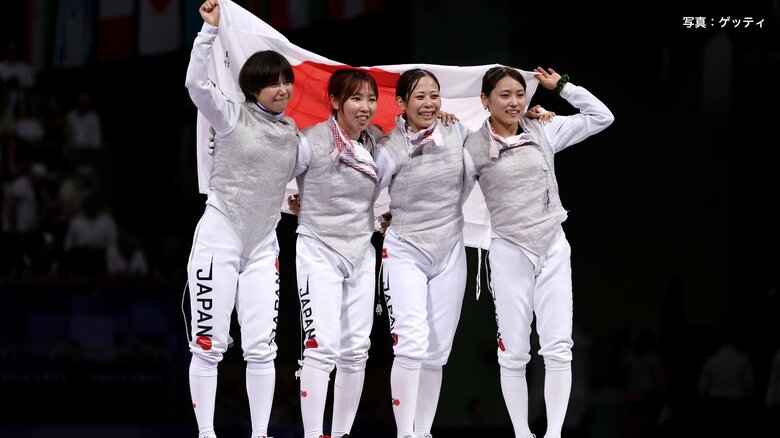 試合終了後の4人