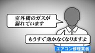 【独自】飲食店のエアコン室外機に穴…「すぐ修理できます」業者が“自作自演”か 被害10件超 40代男を書類送検【福岡発】　