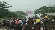 ミャンマー 治安部隊が銃撃 デモ隊20人以上が死亡