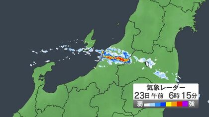 【前線停滞】新潟・五泉市に一時レベル4の“大雨危険警報”　加茂市では1時間に59ミリの“非常に激しい雨”観測　低地の浸水や河川の増水などに注意を