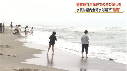 7月20日は海の日　家族連れで海水浴場にぎわう　砂浜が消失し海開きを見送る場所も　秋田