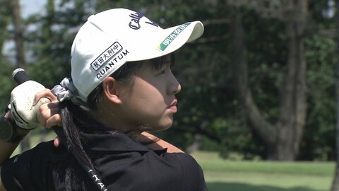 正確なショット武器に世界へ　秋田市の中学生ゴルファー加藤咲姫さんが日本代表に　フランスで開かれる国際大会に初挑戦
