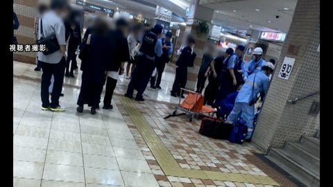 地下街で女性刺される　2人組の男がバッグ奪い逃走　命に別条なし　知人の可能性も　強盗殺人未遂事件で捜査　大阪市