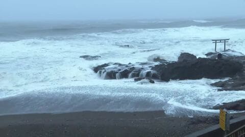 台風15号が茨城県南部に上陸　茨城県上陸は観測史上初めて