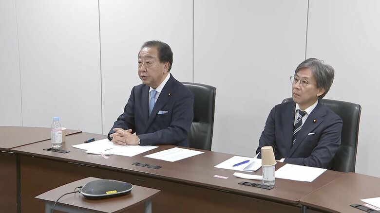 立憲“新党で衆院選”に地方から「反対ゼロ」　オンライン会議で野田代表らが都道府県連幹部らに説明｜FNNプライムオンライン