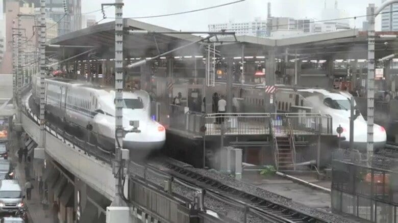 【速報】東海道新幹線　下りは東京ー新大阪駅間　上りは岡山ー静岡駅間で運転見合わせ　午後4時10分現在｜FNNプライムオンライン