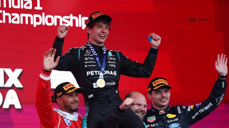 キミ・アントネッリが4戦連続4度目の優勝!フェルスタッペンは今季初の表彰台【F1カナダグランプリ決勝】|FNNプライムオンライン