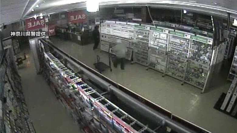 千葉県内で起こした窃盗事件の様子