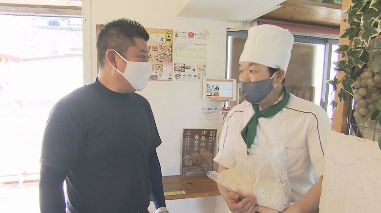 シマダ酒店・島田一輝店長（左）とプリンセスピピ門司港・岡嵜孝和代表（右）