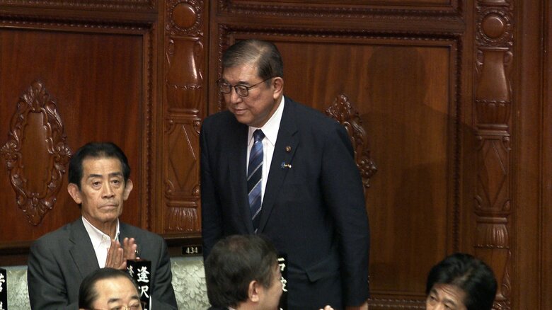 第102代内閣総理大臣に指名された石破氏
