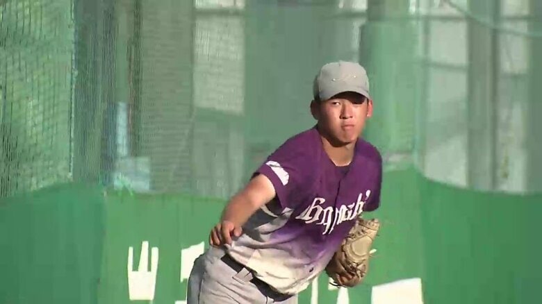花巻東（3年）金野快投手