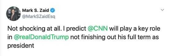 マーク・ザイード氏のツイッターより