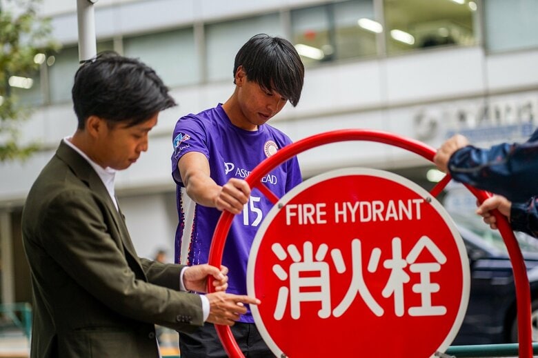 設置に携わることで防災意識も高まっていく（画像提供：消火栓標識株式会社）