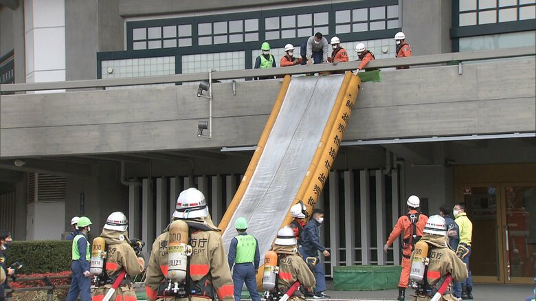 合同演習の様子