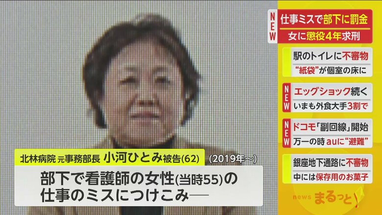 小川ひとみ被告（62）