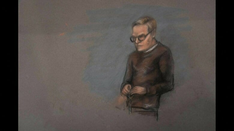 裁判初日のマリウス・ボルグ・ホイビー被告（29）