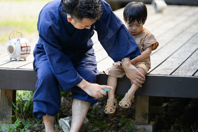 子供は遅延反応だけという場合が多い（画像はイメージ）