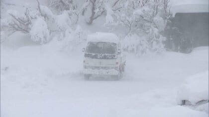 積雪149cmの青森で再び地震　東京は「目を開けていられない」強風…日曜日は雪混じりの雨も