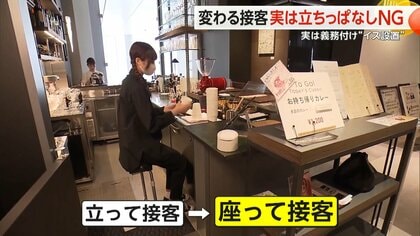 “座るレジ係”増加へ…「立って接客」にイス導入　利用客からも好意的な意見　実は“立ちっぱなし”NG
