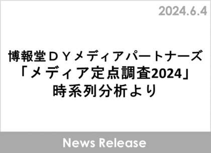 メディア総接触時間は432.7分。「携帯電話・スマートフォン」のシェア前年比約3%増「テレビ」約2%減。スマートフォンでのテレビ番組視聴の増加など、コンテンツ×視聴デバイスの組み合わせの多様化が加速。