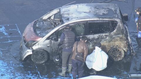 シートベルトした状態…海中から引き揚げられた車に年齢・性別不明の1人の遺体 事件・事故と自殺の両面で調べる方針