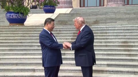 米中首脳会談はじまる　歓迎式典では笑顔、握手、会話でまずは融和ムードを演出　台湾問題や貿易めぐり激しい駆け引きも