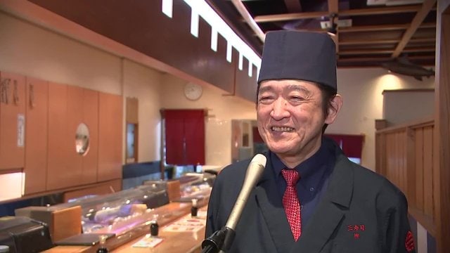 三寿司の柳邦夫さん(岩手県盛岡市)