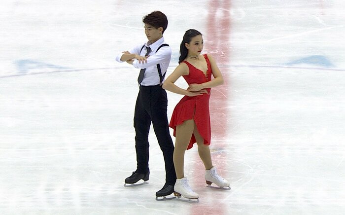 連覇した來田奈央・森田真沙也組