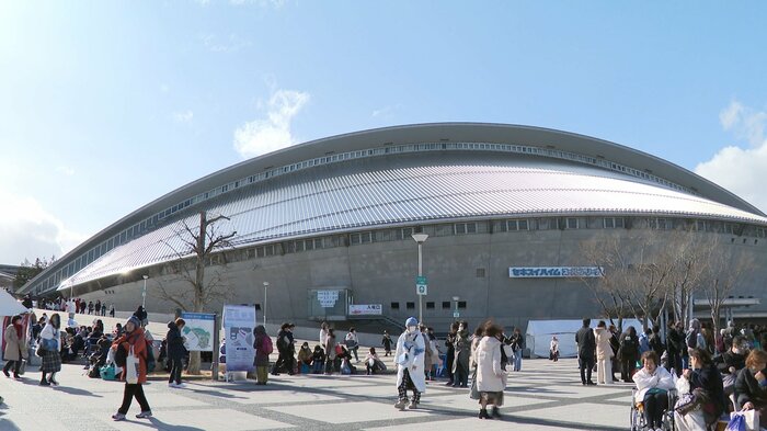 会場となったセキスイハイムスーパーアリーナ（利府町）