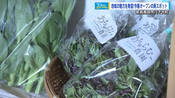 地域の特産品をPR販売
