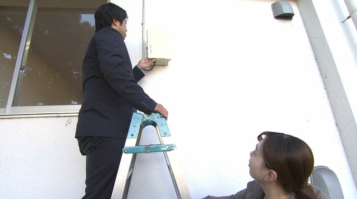 松島中学校の「特設公衆電話」