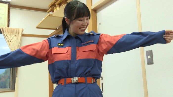 市が新たに女性用の活動服を新調