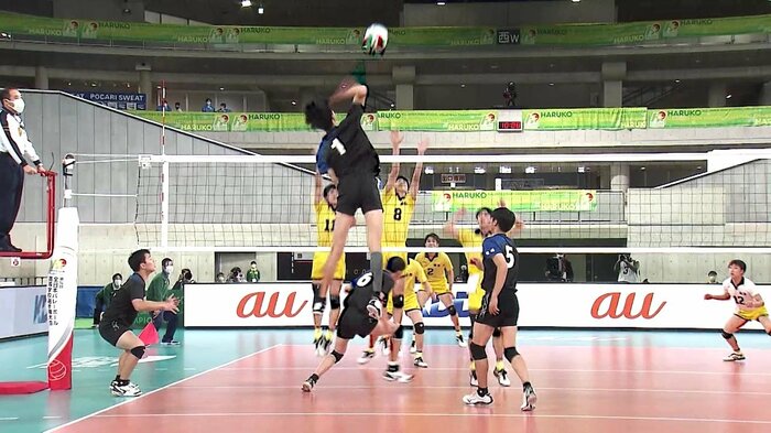 高3で初出場した春高でいきなりベスト4に導く