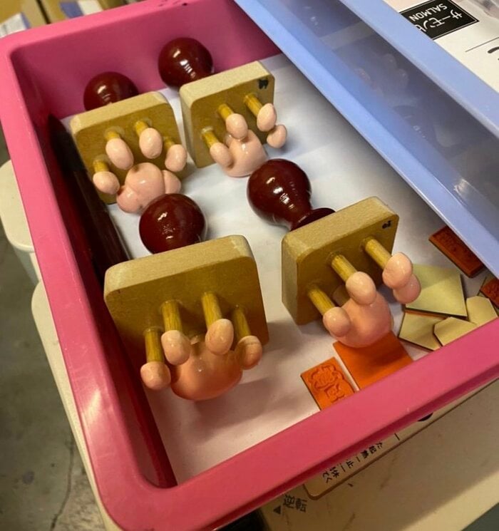 肉球スタンプ
