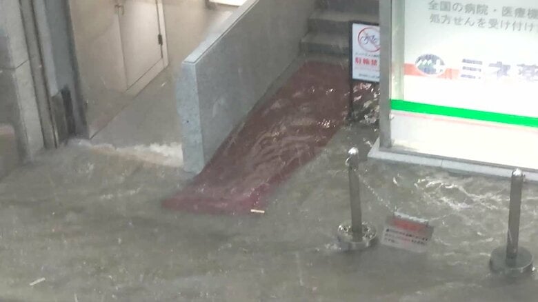 【速報】東京・品川区の一部に緊急安全確保…立会川の氾濫情報を受けて｜FNNプライムオンライン