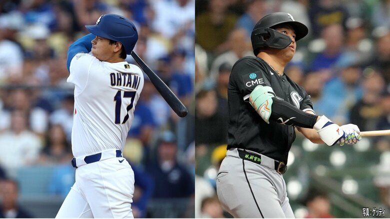 大谷翔平が開幕戦第1打席でいきなりヒット　村上宗隆はホームランで華々しくメジャーデビュー｜FNNプライムオンライン