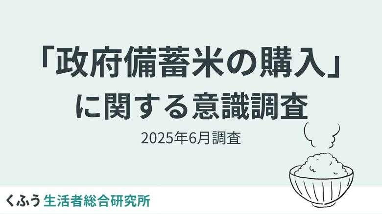 政府備蓄米について1万人に緊急調査！64%が「購入意向あり」、36%が「購入しない・興味なし」と回答