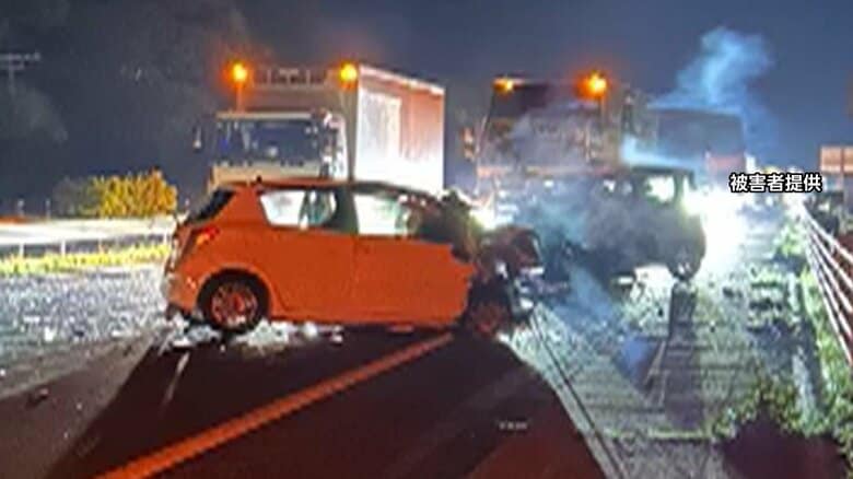逆走車は当て逃げ後も速度落とさず正面衝突か？現場にブレーキ痕なし…東北道13人死傷多重事故で死亡男性（42）が逆走した経緯捜査｜FNNプライムオンライン