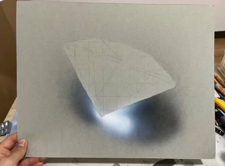 影ができてくる…（提供：ARIAさん）