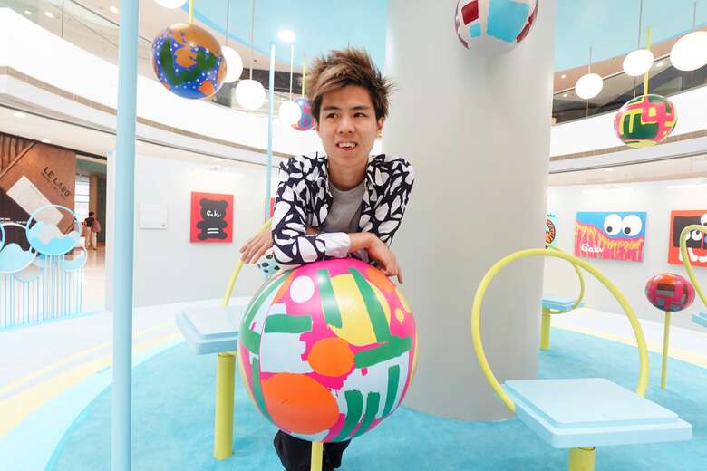 個展なども開催し精力的に活動するGAKU（写真提供）