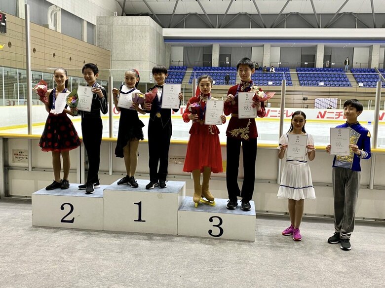 アイスダンス表彰式