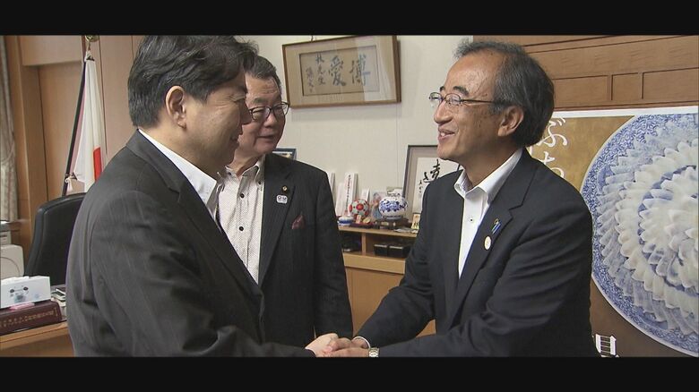 花角知事 国へのロビー活動（2018年）