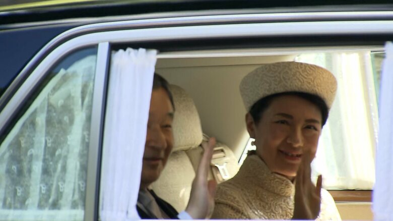 上皇ご夫妻のもとに向かわれた両陛下（10月20日午前）